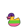 Sapphic Pride Ducky