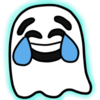 Laughing Emoji Ghost